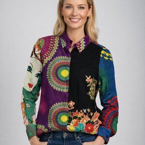 Desigual Long Sleeve Lightweight Shirt, GUC
